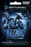 Карта оплаты Blizzard Battle.net 1000 рублей